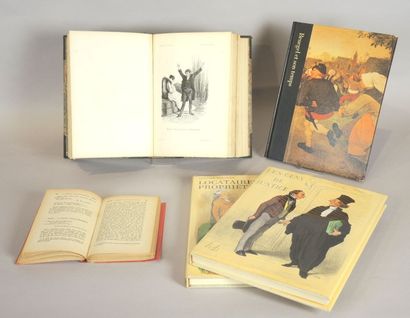 GAVARNI - DAUMIER & ART Lot de 5 volumes divers réunis sur le thème de l'art :

1...