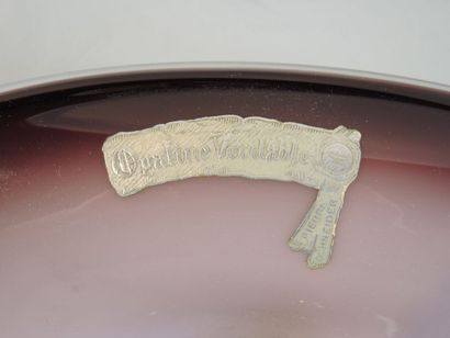 COUPE EN OPALINE Coupe en opaline de forme allongée

Longueur : 90 cm environ