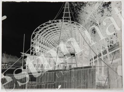 PLAQUES PHOTOGRAPHIQUES - PARIS 1900 - EXPO UNIVERSELLE Ensemble de 13 négatifs sur...