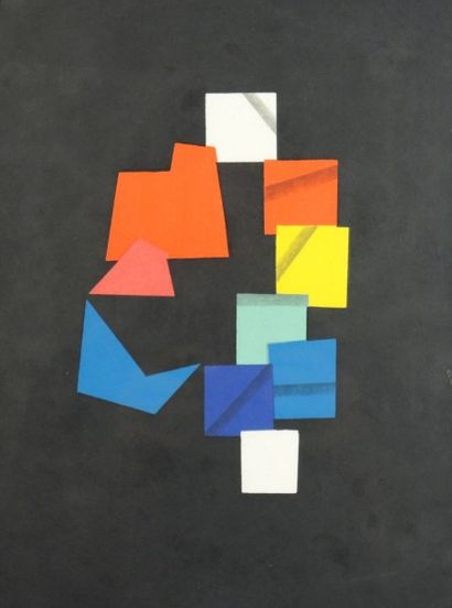 Ecole Moderne "Composition géométrique"

Lithographie en couleurs. Encadrée. 

Dim:...