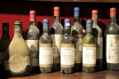 LOT DE VINS Lot de bouteilles de vins comprenant: 


- 2 bouteilles de "Bélier Médoc"...
