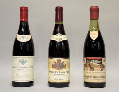 VINS Lot de 3 bouteilles de Bourgogne :


- Savigny les Beaune, les serpentières...