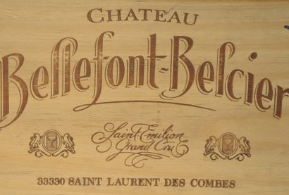 12 BTL SAINT EMILION GRAND CRU 1998 12 bouteilles Château Bellefont-Belcier Saint...