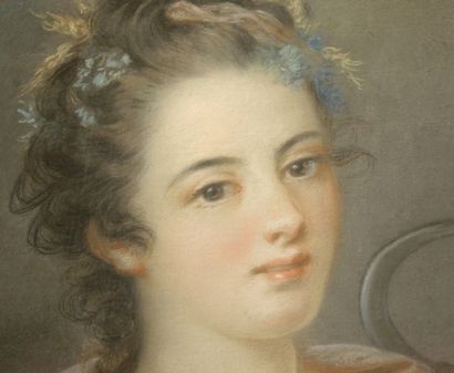 École FRANÇAISE du XVIIIe siècle "Cérès"

Pastel sur papier marouflé sur toile

Dim:...