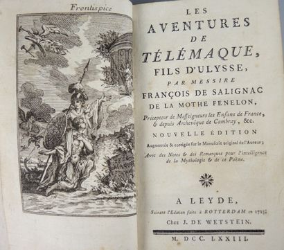 FENELON Les aventures de Télémaque, fils d'Ulysse par messire François de Salignac...