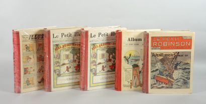LE PETIT ILLUSTRE - 1922, 1923, 1924 3 reliures LE PETIT ILLUSTRE, années 1922 à...