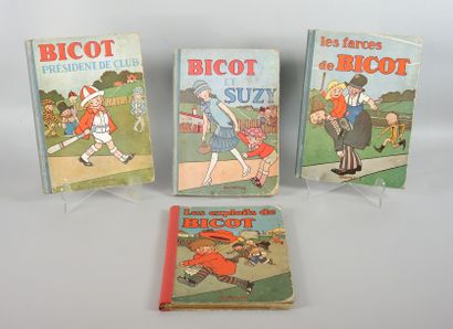 LES AVENTURES DE BICOT 4 volumes de aventures de BICOT :
- Bicot et Suzy
- Les farces...