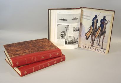 L'ILLUSTRATION - Année 1931 (Exposition coloniale) 3 volumes de la revue L'ILLUSTRATION,...