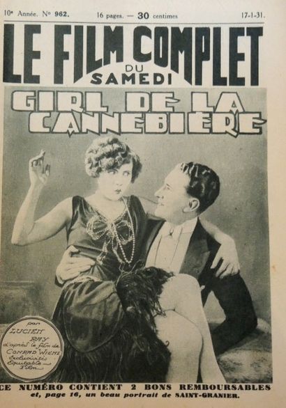 HISTOIRE DU CINEMA - ANNEES 1931-1936 Belle collection de revues dédiées à l'Histoire...