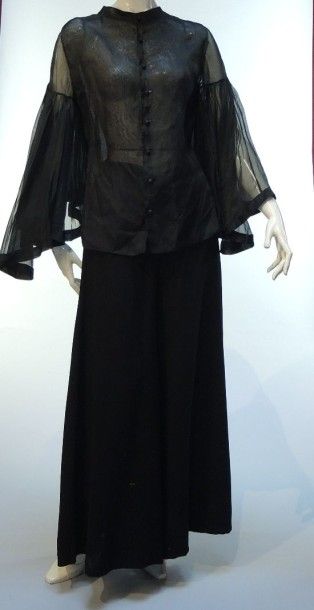 Christian Dior Haute Couture, bolduc : I02515, Anonyme vintage Pantalon du soir à...