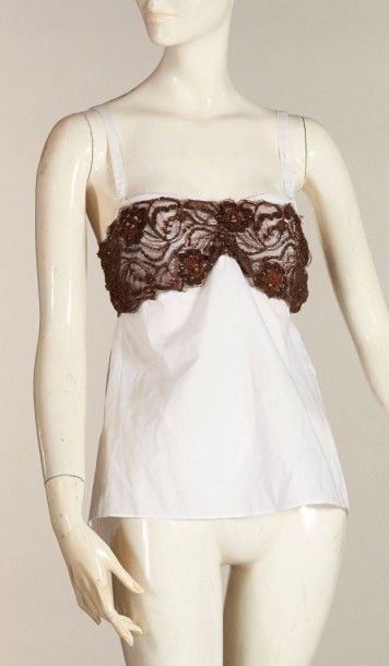 Dolce & Gabbana, Patrizia Pepe, Pinko Top en jersey polyamide violine et son soutien...