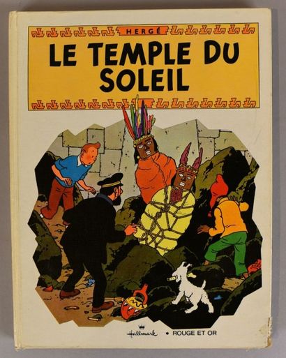 ALBUM TINTIN ALBUM TINTIN Album Album pop-up de Tintin: le Temple du soleil - 1969...