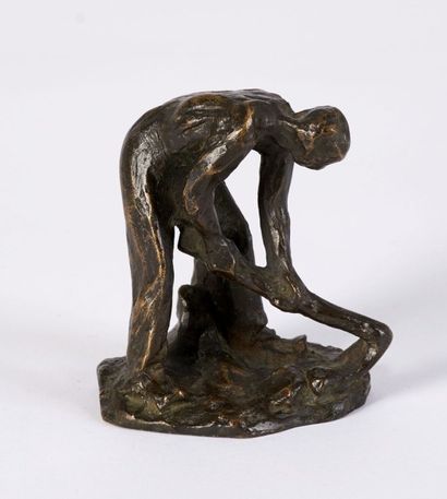 Aimé-Jules DALOU (1838-1902) "Le bineur"
Bronze à patine brune, signé "Dalou" sur...