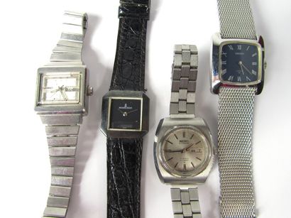 LOT LOT


LOT de 4 montres bracelets en acier, mouvements mécaniques à remontage...