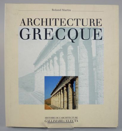 ARCHITECTURE GRECQUE ARCHITECTURE GRECQUE


Auteur : Roland MARTIN


Editeur : GALLIMARD...
