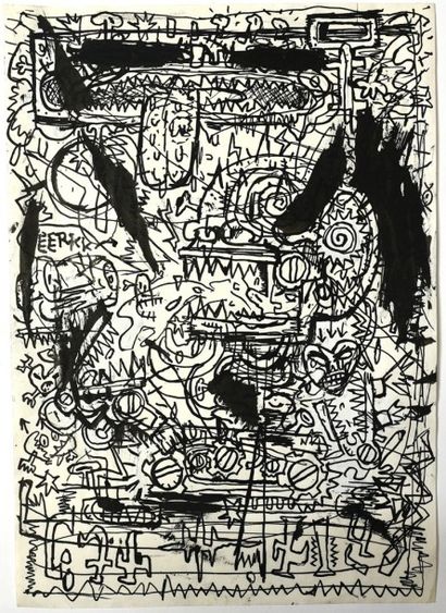 BOLINO, PAKITO (1965) Underground - Illustration de sa période "Gérogomi" - février...