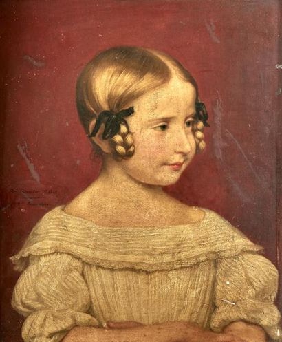 PAUL CLAUDE MICHEL LE CARPENTIER (1787-1877) "Portrait de jeune fille"


Huile sur...