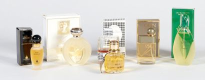 Divers Parfumeurs Lot comprenant 1 flacon de 100ml d'eau de toilette Féminin de Fabergé,...