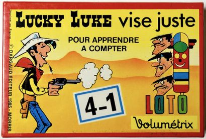 JEU - LUCKY LUKE / MORRIS LICENSING Jeu de loto " Lucky Luke vise juste "- Dargaud...