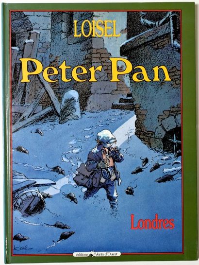 LOISEL, RÉGIS Album dédicacé avec dessin original d'époque: "Peter Pan : Londres...