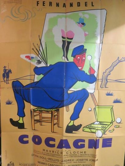 COCAGNE COCAGNE


De Maurice Cloch


Avec Fernandel


Affiche 1.20 x 1.60


Dessinée...