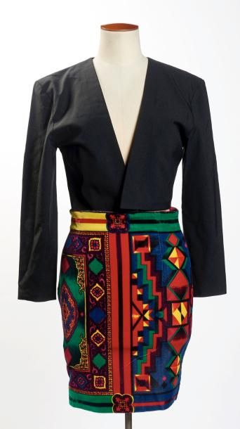 GIANNI VERSACE, CHEAP AND CHIC BY MOSCHINO, NULLE PART AILLEURS vintage DEUX JUPES...