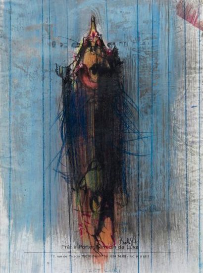 DADO (MIODRAG DJURIC dit) (1933 -2010) ''Izet Curi''
Encre, gouache, crayons de couleur...