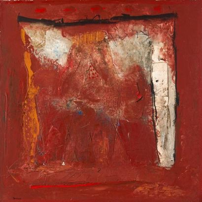 BUISSON Thierry (né en 1954) ''Composition abstraite'' 

Technique mixte sur toile,...