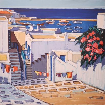 Jean-Claude QUILICI (né en 1941) TITRE : Linge au soleil à Mykonos


TECHNIQUE :...