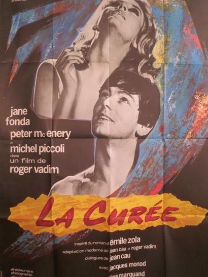 LA CUREE "LA CUREE" de Roger Vadim avec Jane Fonda, Peter Mac Enery, Michel Piccoli...