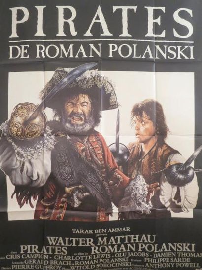 PIRATES "PIRATES" de Roman Polanski,avec Walter Mattheu, Cris Campion, Chalotte Lewis...