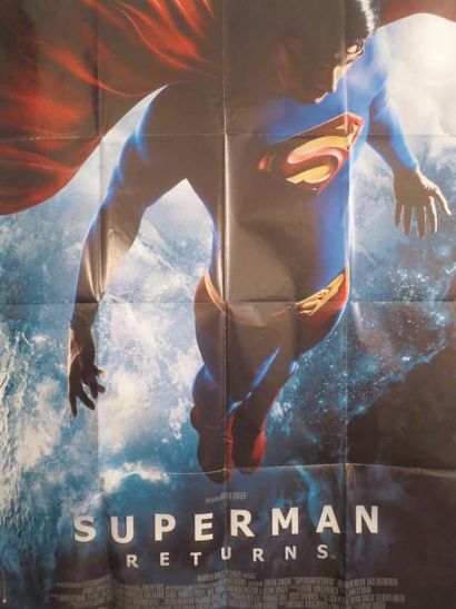 SUPERMAN RETURNS "SUPERMAN RETURNS" de Bryan Singer avec Brandon Routh Affiche 1,20...