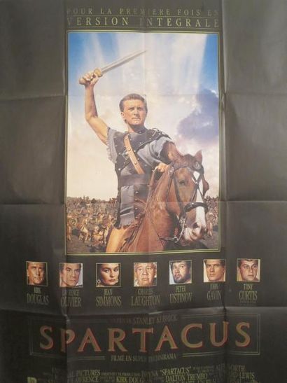 SPARTACUS "SPARTACUS" de Stanley Kubrick avec Kirk Douglas Affiche 1,20 x 1,60 -...