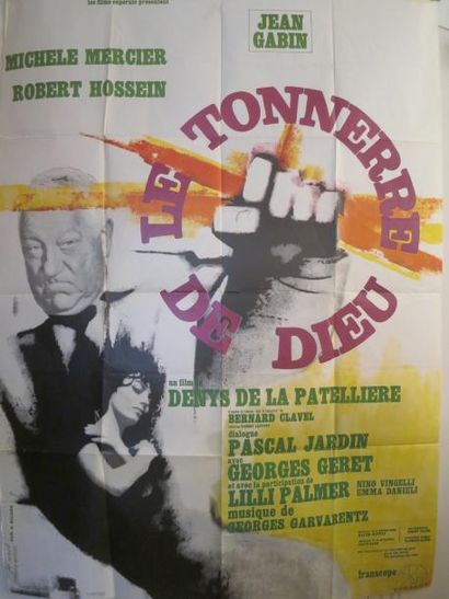 LE TONNERRE DE DIEU "LE TONNERRE DE DIEU" de Denys De La Patellière avec Jean Gabin...