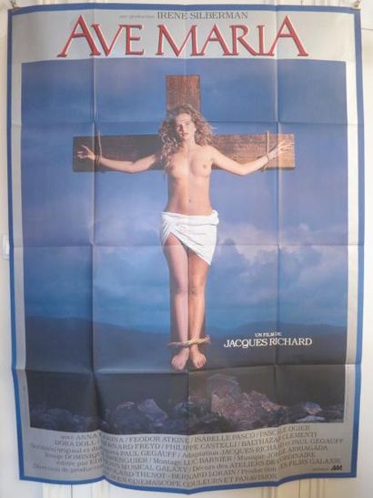 AVE MARIA "AVE MARIA" de Jacques Richard avec Isabelle Pasco - 1 Affiche 1,20 X 1,60...