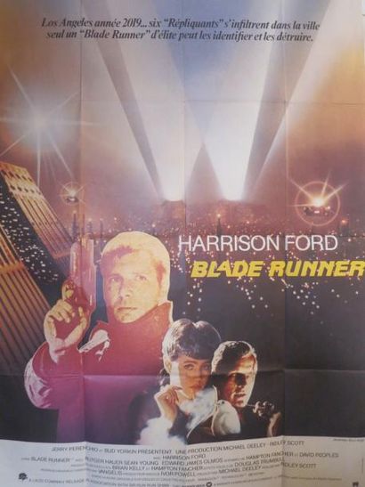 Blade Runner "BLADE RUNNER" de Ridley Scott, avec Harrison Ford, Rutger Hauer Affiche...
