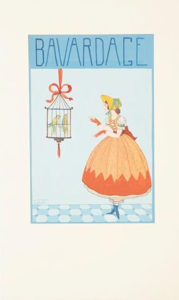 COLETH (?) "Femme aux oiseaux"

Gouache originale, signée.

Dimensions : 17 x 27...