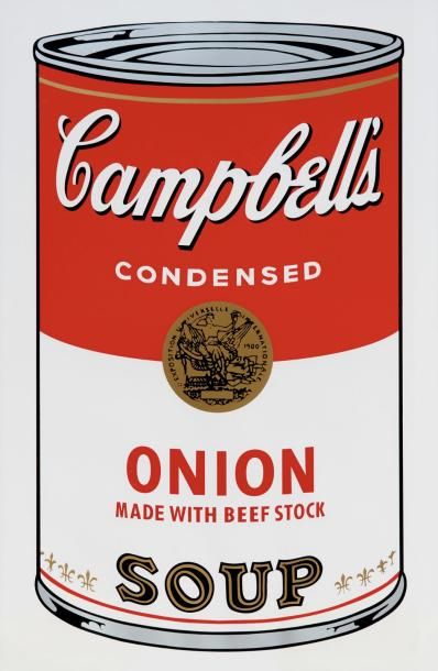 WARHOL Andy (1928-1987) D'APRES "Campbell Soup"

Sérigraphie en couleurs avec au...