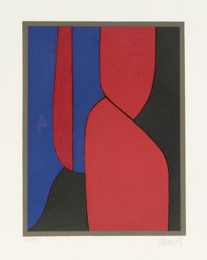 VASARELY Victor (1906-1997) "Sans titre"

Lithographie en couleurs, numérotée 62/...