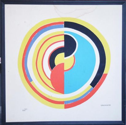 DELAUNAY Sonia (1885-1979) & ARTCURIAL ''Composition abstraite'' 

Impression sur...