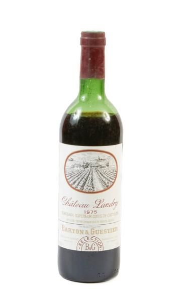 SAINT JULIEN - 1975 9 bouteilles de St Julien Barton et Guestier, 1975. 

(niveau...