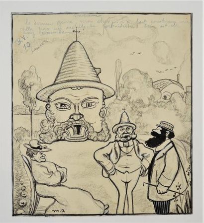RADIGUET, Maurice (1866-1941) RADIGUET, Maurice (1866-1941) Caricaturiste célèbre,...