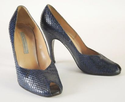 LES FOLIES D'ELODIE Vintage, ZECCHI BOUTIQUE, INSTEP PAIRE D'ESCARPINS en python...