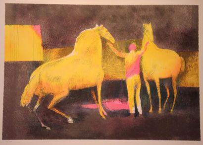 Paul GUIRAMAND (1926-2007) TITRE : Circus jaune 


TECHNIQUE : Lithographie en couleurs...