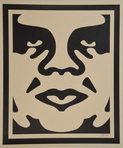 OBEY (Shepard Fairey dit) (né en 1970) "Triptyque 3 faces OBEY GIANT"


Ensemble...