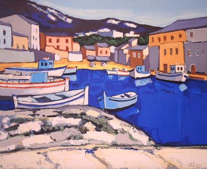 QUILICI Jean-Claude (né en 1941) TITRE : Port de Centuri, Corse 


TECHNIQUE : Lithographie...