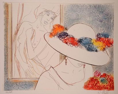 VALADIÉ Jean-Baptiste (né en 1933) TITRE : L'envie 


TECHNIQUE : Gravure en couleurs...
