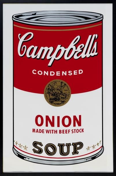WARHOL Andy (1928-1987) D'APRES "Campbell Soup"


Sérigraphie en couleurs avec au...