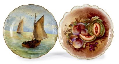 LIMOGES LIMOGES


Deux plats décoratifs à bords mouvementés en porcelaine peinte...