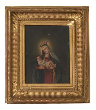 ECOLE ESPAGNOLE (?) 1800-1850 ECOLE ESPAGNOLE (?) 1800-1850


"Vierge à l'enfant"


Huile...